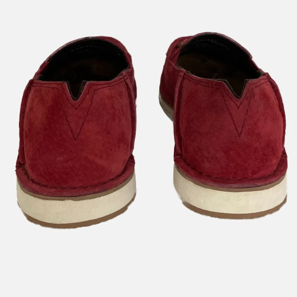 Ariat Bit Cruiser Women’s Suede Loafer Horse Bit Hardware Size 6.5 B Red - Picture 5 of 11